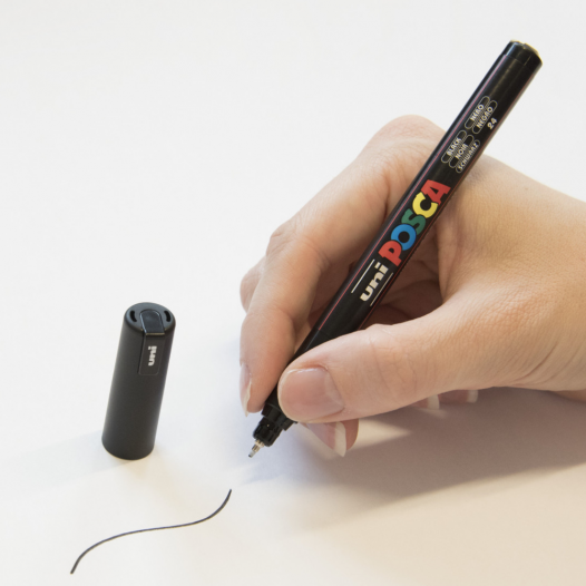 Posca Black Acrylic Marker (PC-1MR)