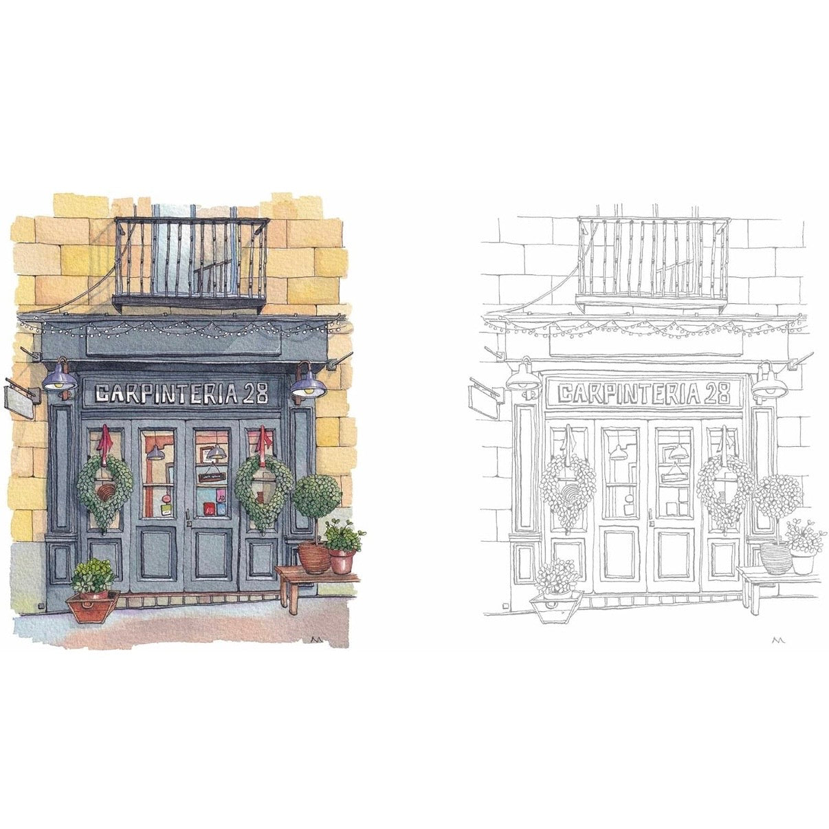 Urban Anna Watercoloring Book: Whimsical World