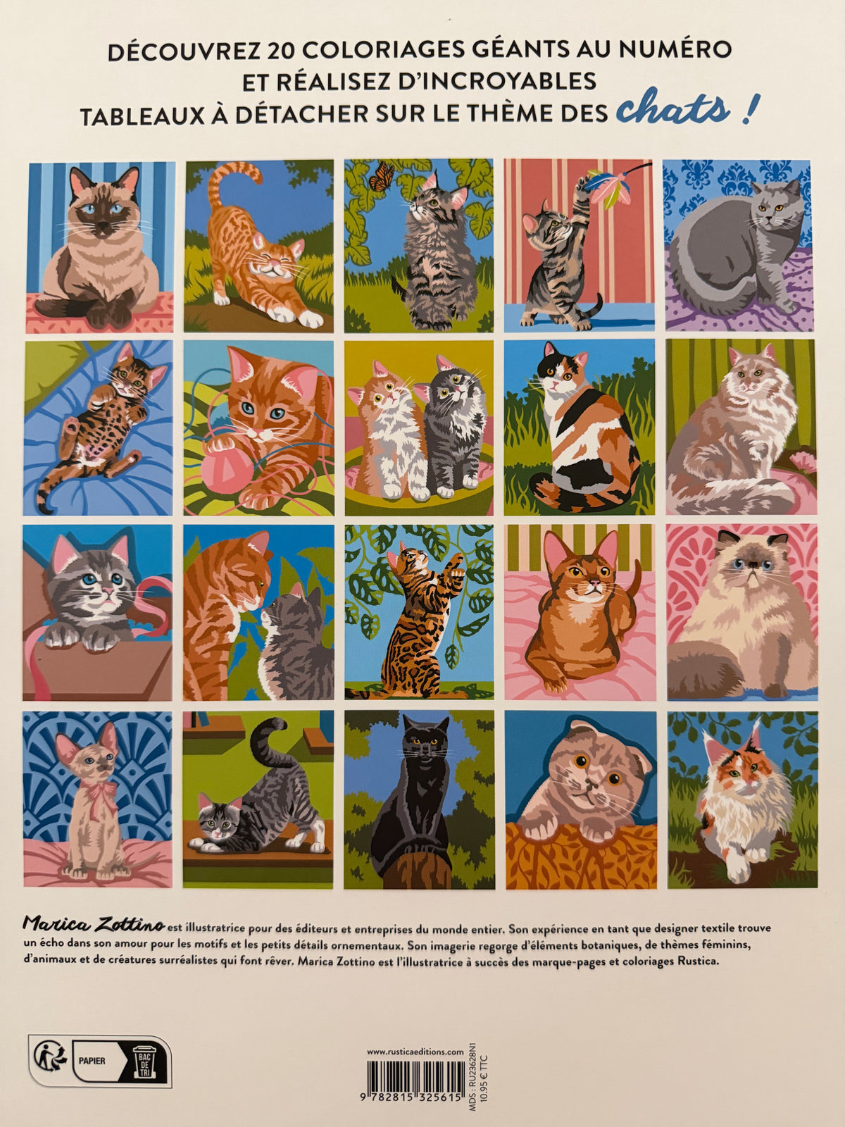 Coloriage Mystery Coloring Books (Single Numbers/ Cats)