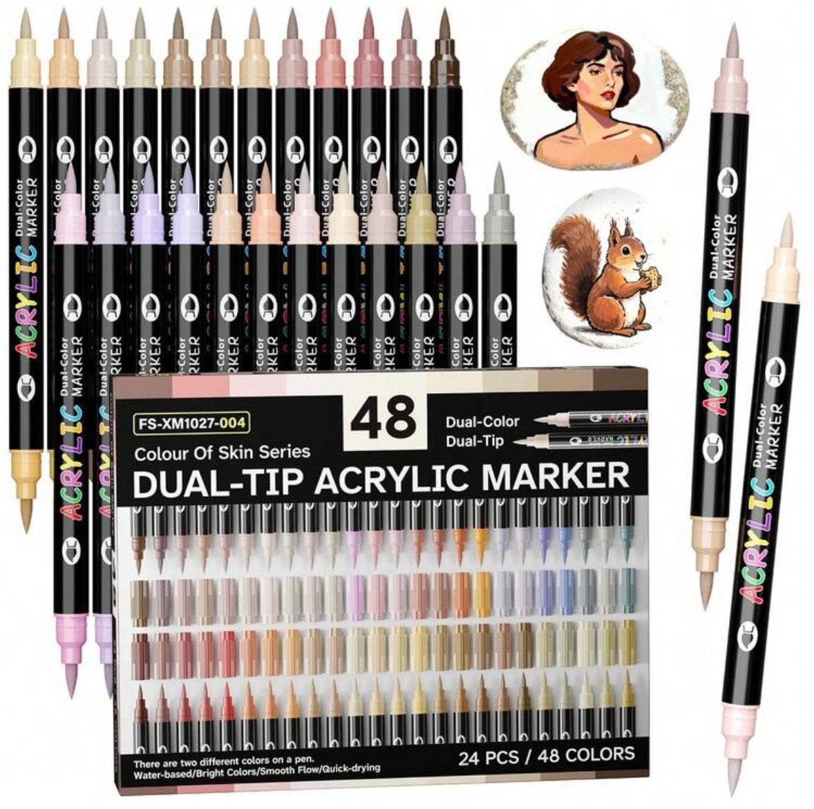 Dual-Tip Acrylic Markers (240 colors)