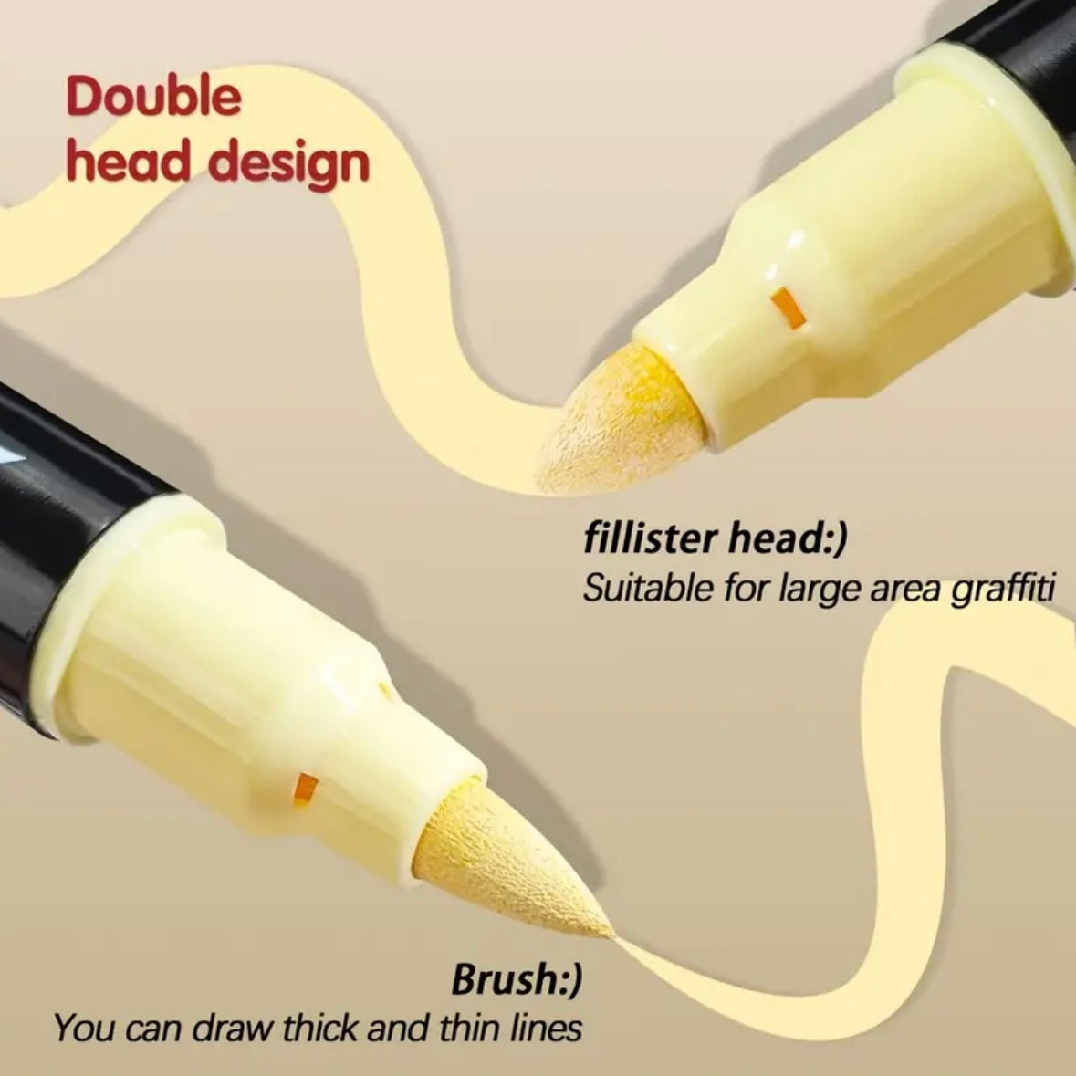 Acrylic Markers (Skin - 48 colors)