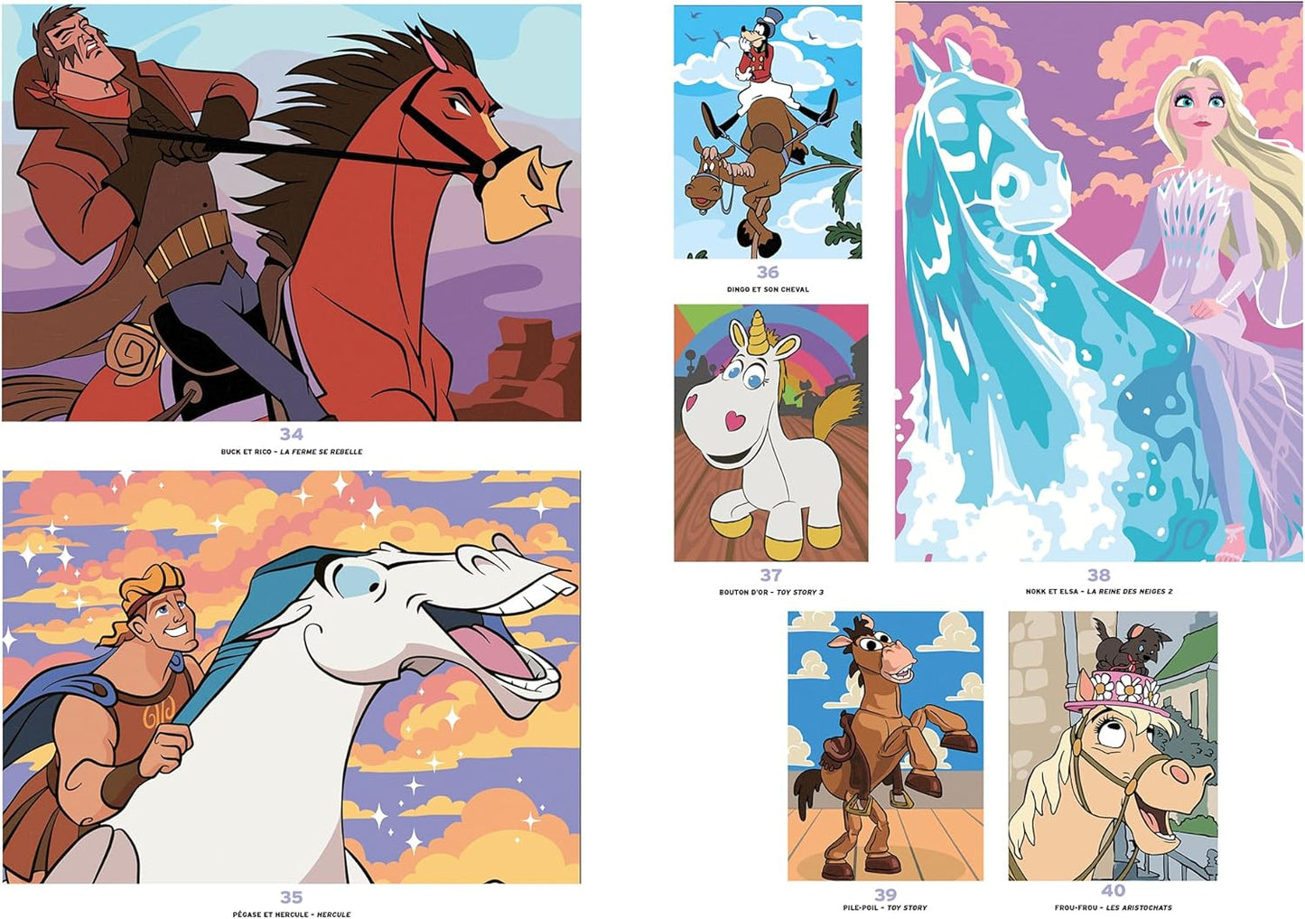 Coloriage Mystery Coloring Books (Horses)