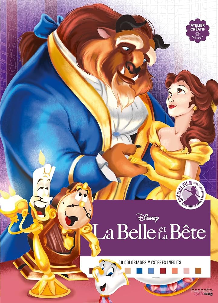 Coloriage Mystery Coloring Books  (Beauty & The Beast)