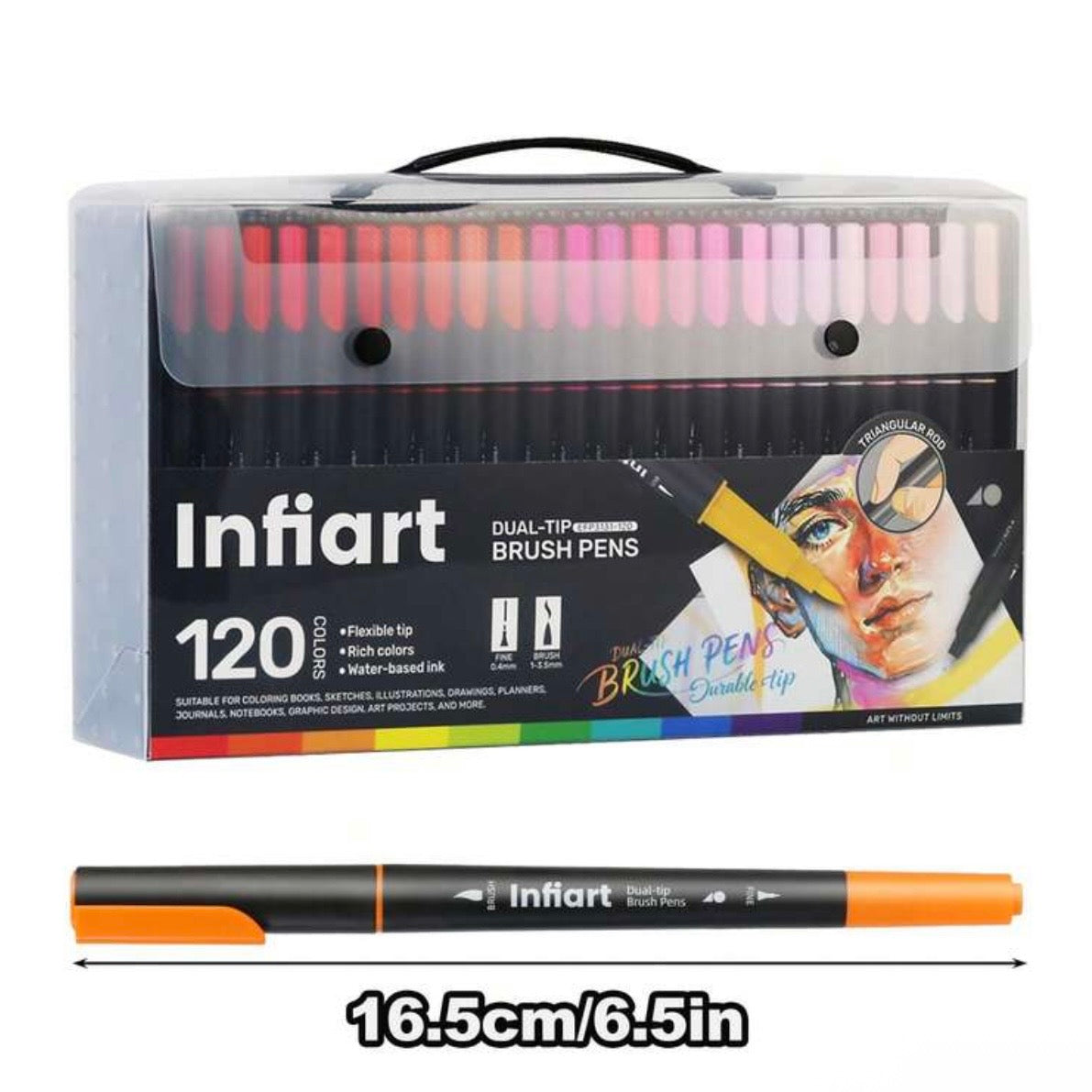 Infiart Watercolor Pens (120 Colors)