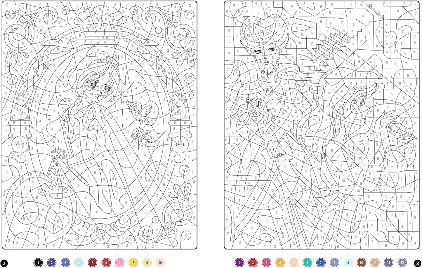 Kids Coloring By Numbers (Princess Anime)