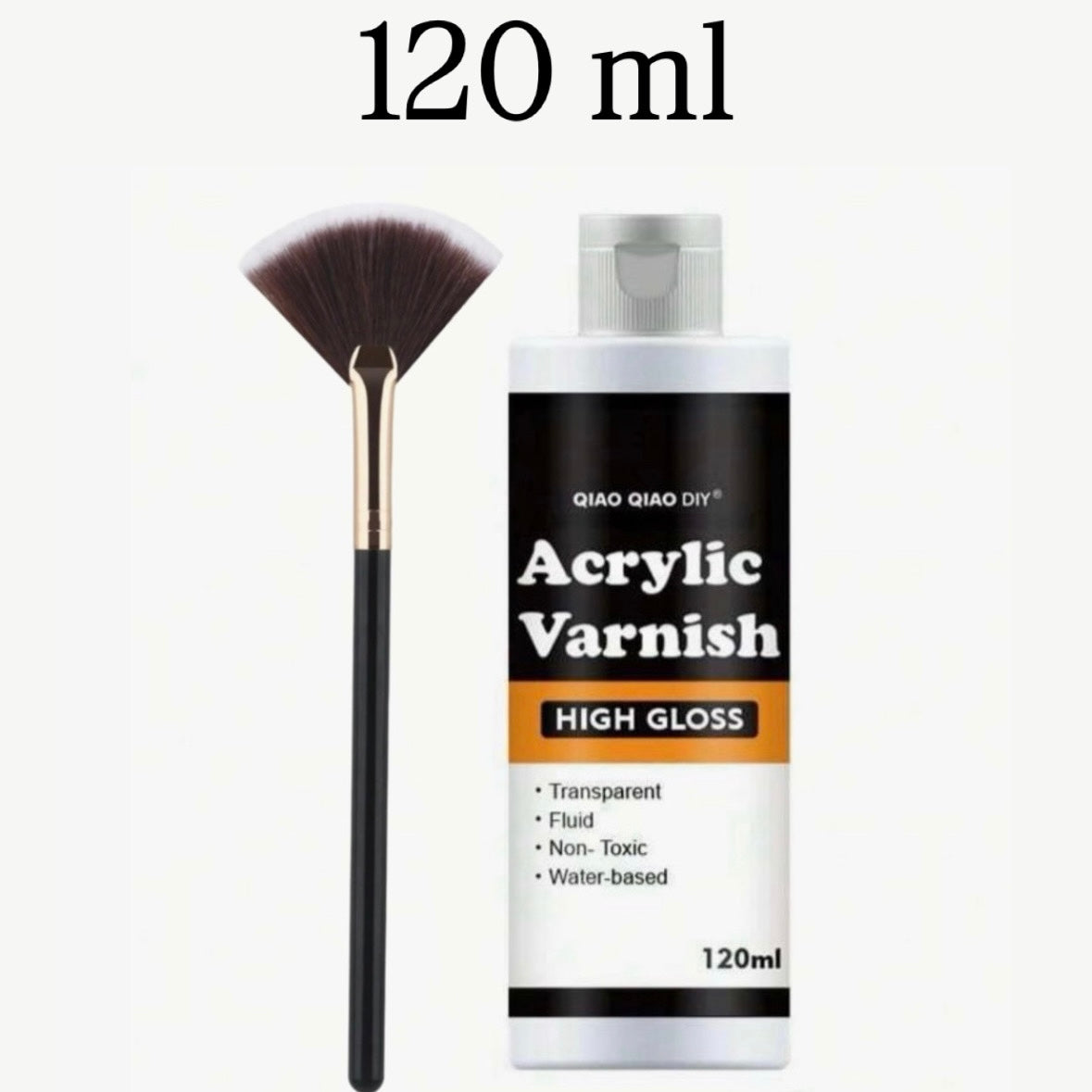 Acrylic Varnish + Brush (Gloss - 120 ml)