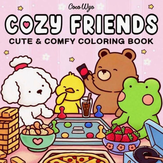 Coco Wyo Coloring Book: Cozy Friends