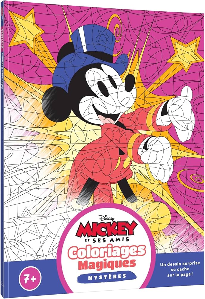 Kids Coloring By Numbers (Mickey & Friends)