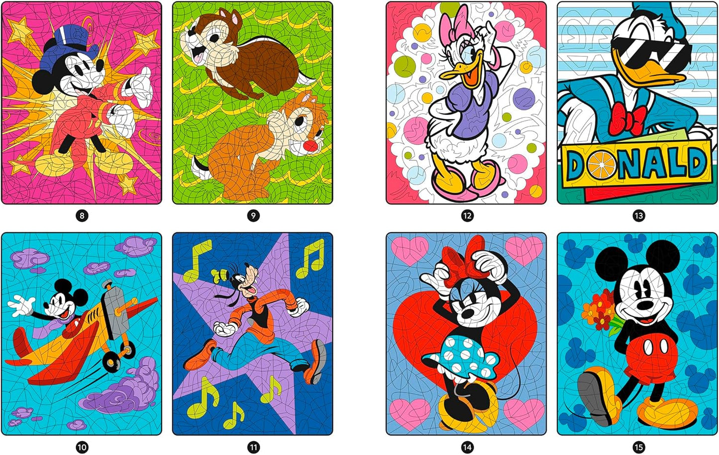Kids Coloring By Numbers (Mickey & Friends)