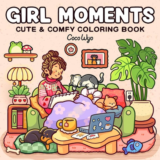 Coco Wyo Coloring Book: Girl Moments