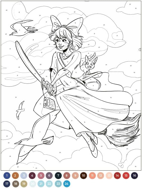 Coloriage Mystery Coloring Books (Ghibli)