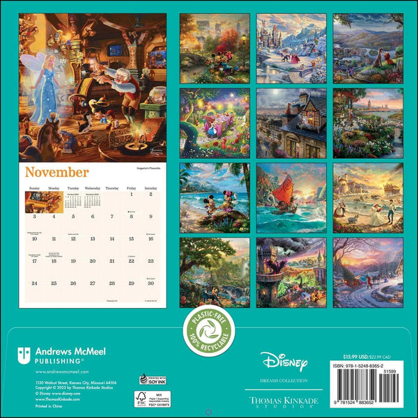 Disney 2024 Wall Calendar